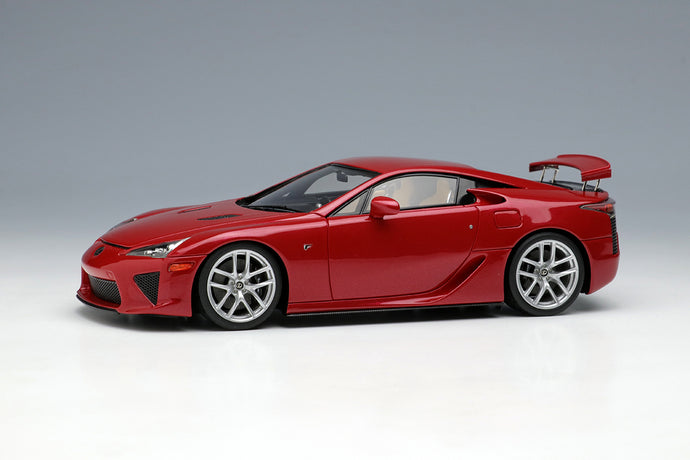 EIDOLON EM698C Lexus LFA 2010 Rear wing up Pearl Red Limited 80pcs 1/43