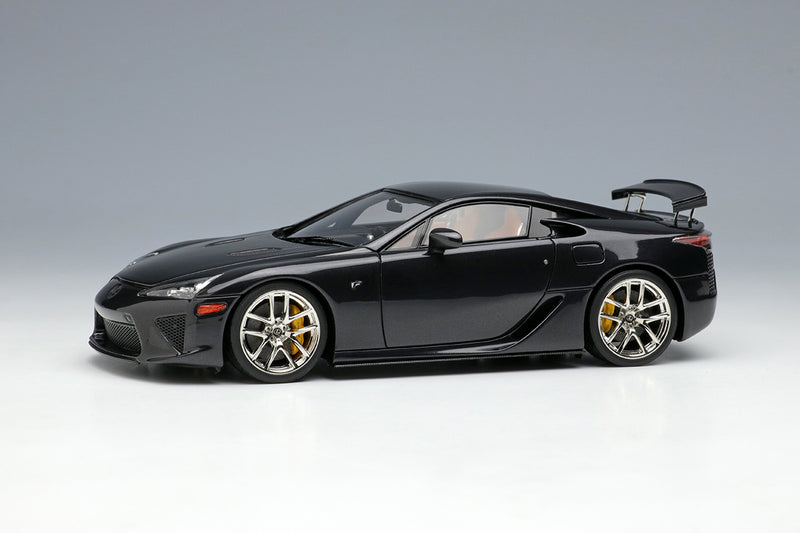 Laden Sie das Bild in Galerie -Viewer, EIDOLON EM698E Lexus LFA 2010 Rear wing up Pearl Gray Limited 50pcs 1/43
