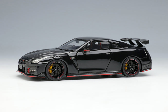 EIDOLON EM709D 1/43 Nissan GT-R NISMO Edición Especial 2024 Meteor Flake Resina Perlada Negra