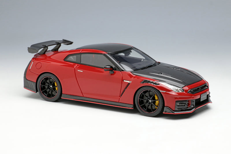 Chargez l&#39;image dans la visionneuse de la galerie, EIDOLON EM709E 1/43 Nissan GT-R NISMO Édition Spéciale 2024 Résine Rouge Vibrant
