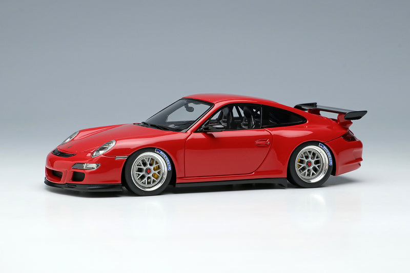 Carica immagine in Galleria Viewer, EIDOLON EM710B Porsche 911 (997) GT3 RS (BBS Cup Wheel) Guards Red Limited 60pcs 1/43
