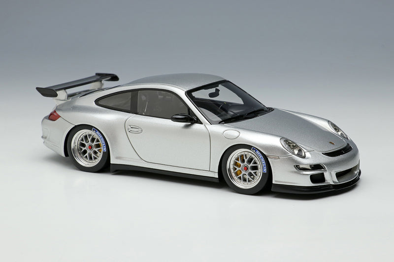 Laden Sie das Bild in Galerie -Viewer, EIDOLON EM710C Porsche 911 (997) GT3 RS (BBS Cup Wheel) Silver Limited 60pcs 1/43
