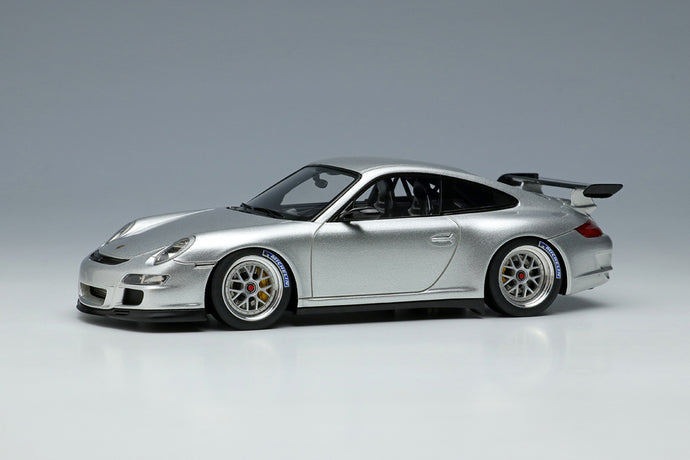 EIDOLON EM710C Porsche 911 (997) GT3 RS (Rueda de Copa BBS) Plata Limitada 60 piezas 1/43