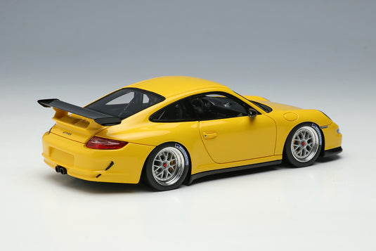 EIDOLON EM710E 1/43 Porsche 911 997 GT3 RS BBS Cup Wheel 2007 Speed Yellow Resin