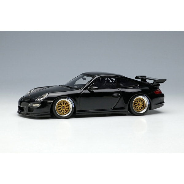 Cargue la imagen en el visor de la galería, EIDOLON EM711A Porsche 911 (997) GT3 RS (Rueda BBS LM) Negro Limitado 100 piezas 1/43
