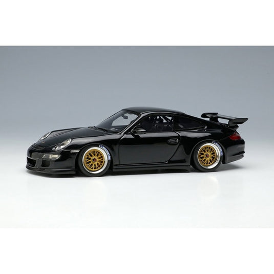 EIDOLON EM711A Porsche 911 (997) GT3 RS (roue BBS LM) Noir Limité 100pcs 1/43