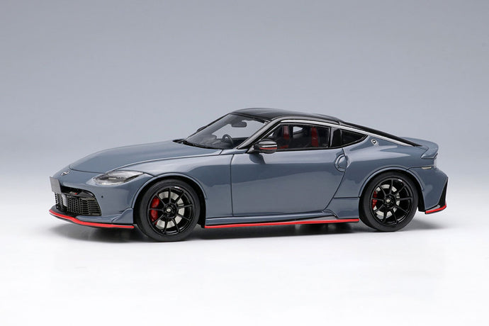 Pre-Order EIDOLON EM727A Nissan Fairlady Z NISMO 2024 NISMO Stealth Gray / Super Black 1/43