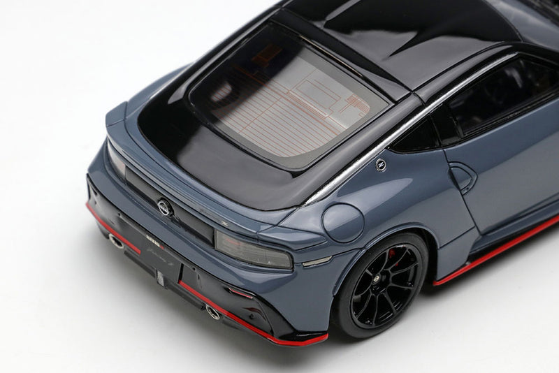 Carica immagine in Galleria Viewer, Pre-Order EIDOLON EM727A Nissan Fairlady Z NISMO 2024 NISMO Stealth Gray / Super Black 1/43
