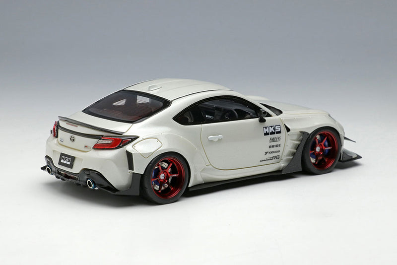 Carica immagine in Galleria Viewer, Pre-Order EIDOLON EM732 HKS Driving Performer GR86 Type-R Pearl White Limited 150pcs
