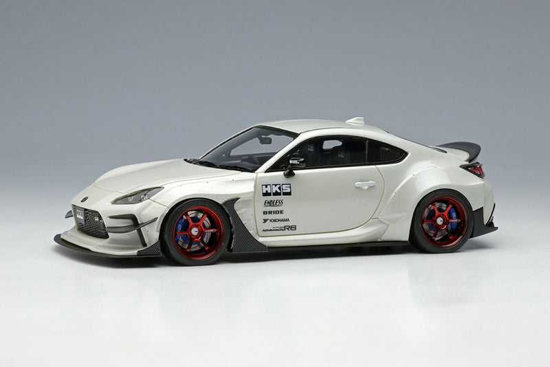 Laden Sie das Bild in Galerie -Viewer, Pre-Order EIDOLON EM732 HKS Driving Performer GR86 Type-R Pearl White Limited 150pcs
