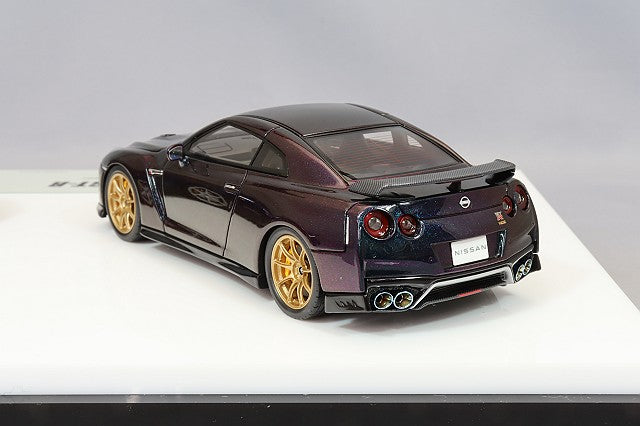 Chargez l&#39;image dans la visionneuse de la galerie, EIDOLON 1/43 Nissan GT-R Premium Edition T-spec 2022 Midnight Purple &amp; Skyline GT-R (BNR34) Vspec Special Limited Car 2000 Midnight Purple 3 2 Car Set
