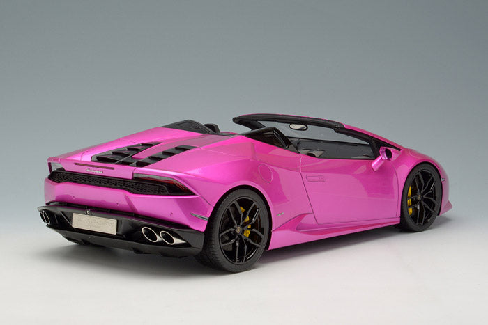 Chargez l&#39;image dans la visionneuse de la galerie, EIDOLON EML006SC2 1/18 Lamborghini Huracan LP610-4 Spider Flash Pink
