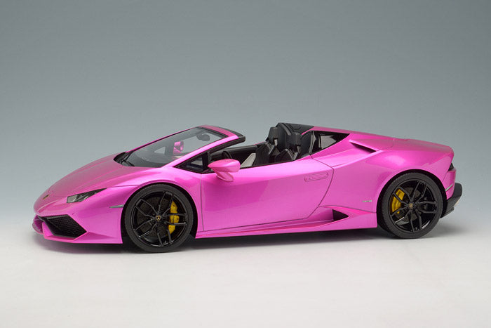 Chargez l&#39;image dans la visionneuse de la galerie, EIDOLON EML006SC2 1/18 Lamborghini Huracan LP610-4 Spider Flash Pink
