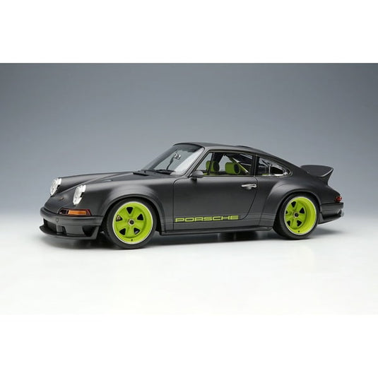 EIDOLON EML018G 1/18 Singer 911 DLS 2022 Matt Visible Carbon Light Green Wheels Resin