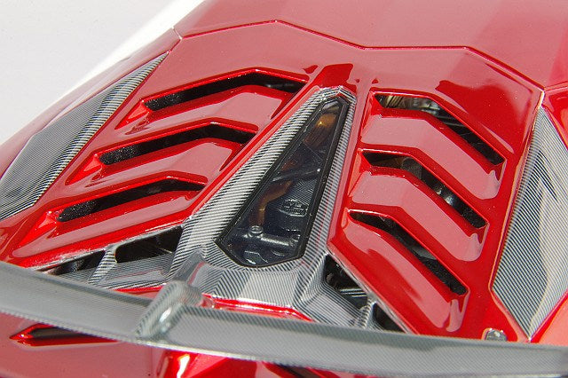 Cargue la imagen en el visor de la galería, EIDOLON 1/18 Lamborghini AventadorSVJ 2018 Candy Red/Leirion Wheels
