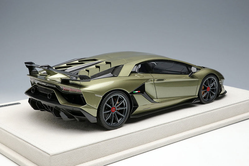 Laden Sie das Bild in Galerie -Viewer, EIDOLON EML026E 1/18 Lamborghini Aventador SVJ 2018 (Nireo wheel) Verde Draco Limited 40pcs
