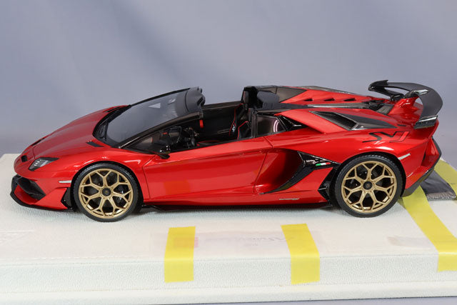 Cargue la imagen en el visor de la galería, EIDOLON 1/18 Lamborghini Aventador SVJ Roadster 2019 Rosso Bia
