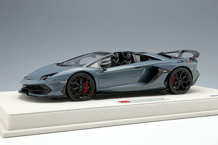 Load image into Gallery viewer, EIDOLON EML029E 1/18 Lamborghini Aventador SVJ Roadster 2019 (Leirion wheel) Grigio Telesto Limited 30pcs
