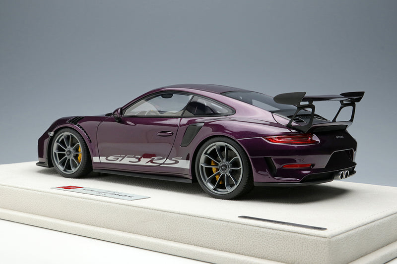 Chargez l&#39;image dans la visionneuse de la galerie, EIDOLON EML060I 1/18 Porsche 911 991.2 GT3 RS 2018 Viola Résine Métallique
