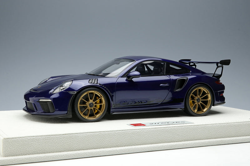 Cargue la imagen en el visor de la galería, EIDOLON EML060J 1/18 Porsche 911 991.2 GT3 RS 2018 Resina Azul Iris Metálico
