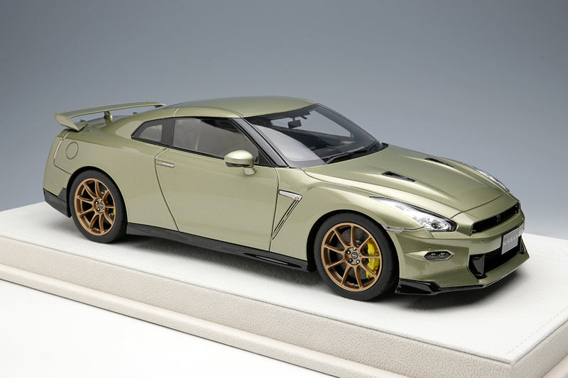 Chargez l&#39;image dans la visionneuse de la galerie, EIDOLON EML082A 1/18 Nissan GT-R Premium Edition T-spec 2024 Millennium Jade Résine
