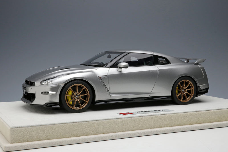 Chargez l&#39;image dans la visionneuse de la galerie, EIDOLON EML082C 1/18 Nissan GT-R Premium Edition T-spec 2024 Ultimate Metal Argent Résine
