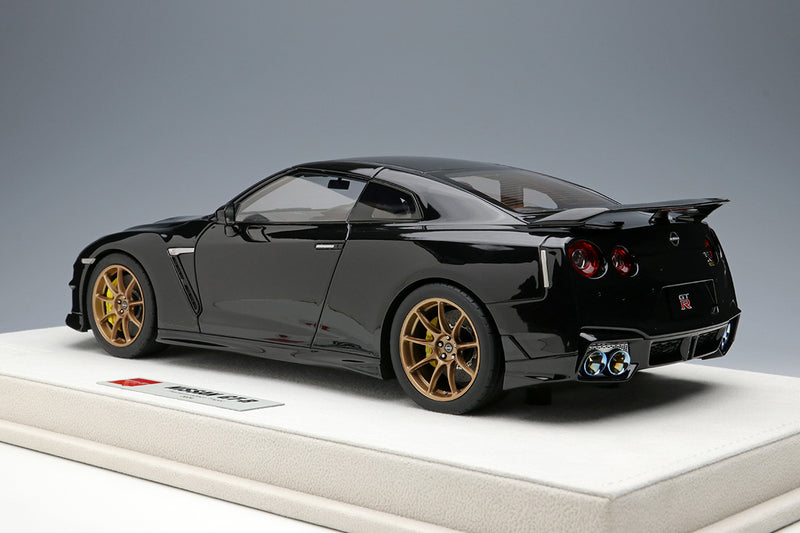 Chargez l&#39;image dans la visionneuse de la galerie, EIDOLON EML082E 1/18 Nissan GT-R Premium Edition T-spec 2024 Meteor Flake Noir Perle Résine
