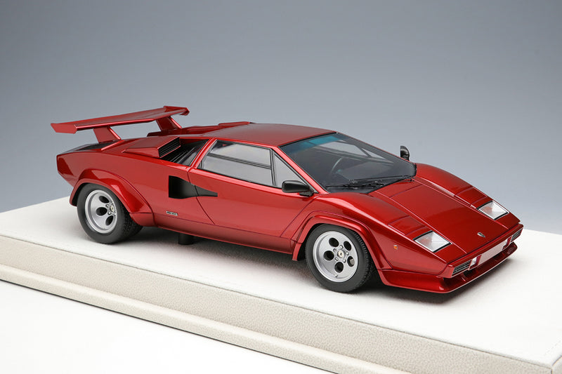 Cargue la imagen en el visor de la galería, EIDOLON EML086A 1/18 Lamborghini Countach LP5000S Ala trasera Candy Rojo Negro Interior Resina
