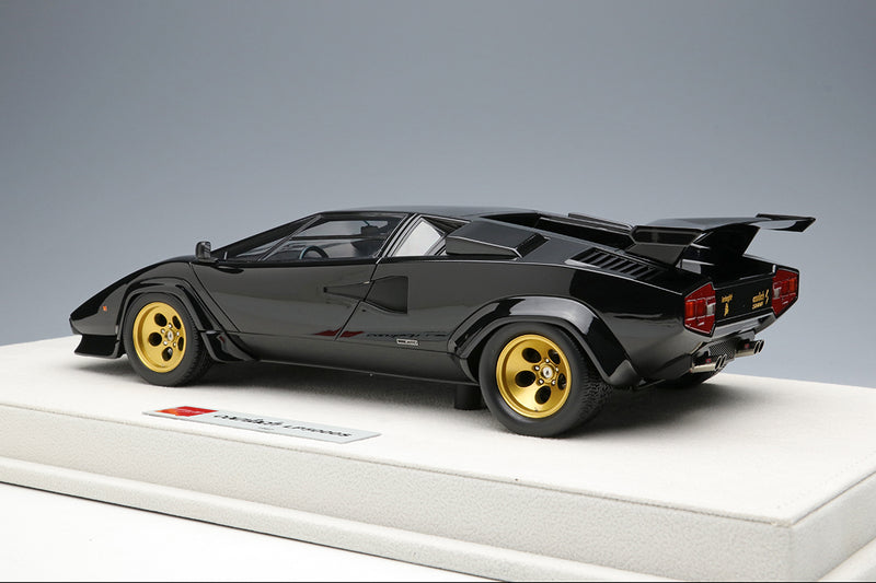 Laden Sie das Bild in Galerie -Viewer, EIDOLON EML086D 1/18 Lamborghini Countach LP5000S Rear Wing Black Black Interior Resin
