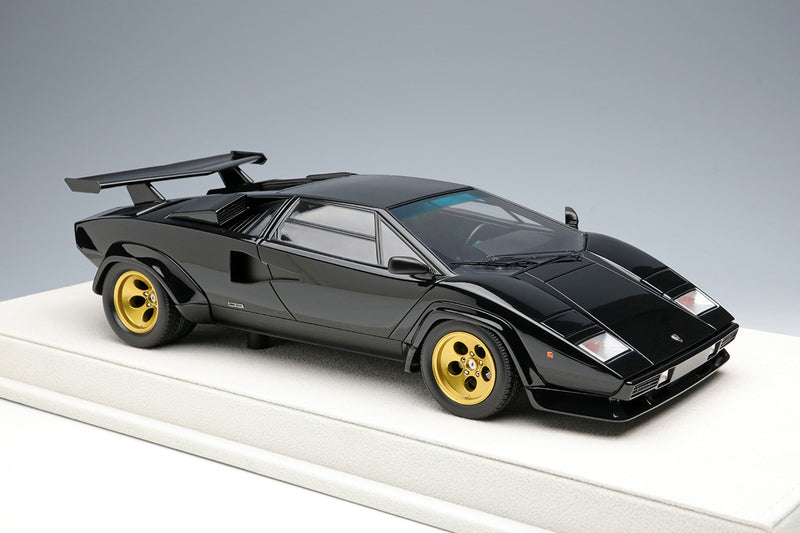 Chargez l&#39;image dans la visionneuse de la galerie, EIDOLON EML086D 1/18 Lamborghini Countach LP5000S Aile arrière Noir Intérieur Résine
