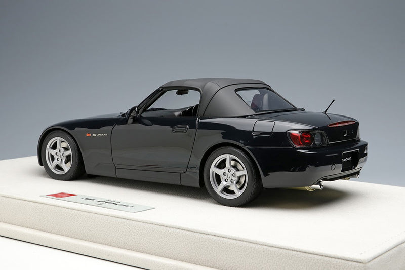 Laden Sie das Bild in Galerie -Viewer, EIDOLON EML110C 1/18 Honda S2000 AP1 1999 Berlina Black Resin
