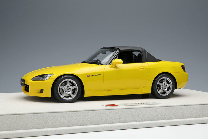 EIDOLON EML110D 1/18 Honda S2000 AP1 1999 Indy Yellow Pearl Resin