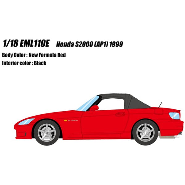 Cargue la imagen en el visor de la galería, EIDOLON EML110E 1/18 Honda S2000 AP1 1999 Nueva Fórmula Resina Roja
