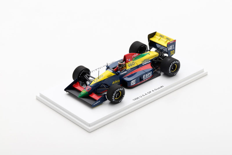 Chargez l&#39;image dans la visionneuse de la galerie, Racing On Spark 1/43 Lola LC89B Lamborghini 1990 F1 USA GP Aguri Suzuki Limited Edition
