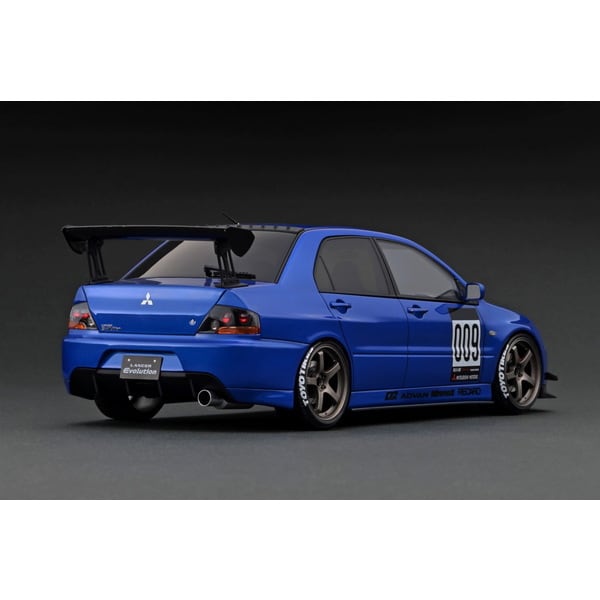 Cargue la imagen en el visor de la galería, Modelo de encendido IG2378 1/18 Mitsubishi Lancer Evolution IX CT9A Azul [Resin Cast]
