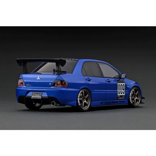 Modèle d'allumage IG2378 1/18 Mitsubishi Lancer Evolution IX CT9A Bleu [Résine moulée]