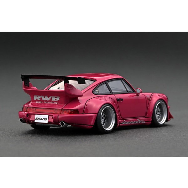 Cargue la imagen en el visor de la galería, Modelo de encendido IG2517 1/43 RWB 964 Rosa con Motor [Resin Cast]
