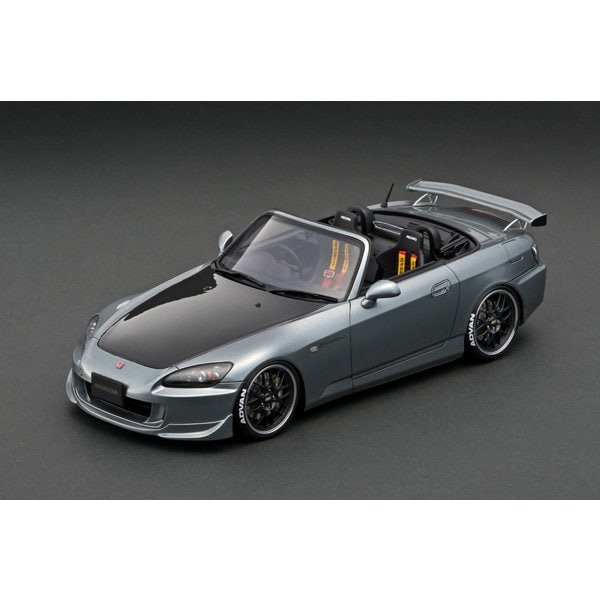 Cargue la imagen en el visor de la galería, Modelo de encendido IG2590 1/18 Honda S2000 AP2 Plata Oscuro [Resin Cast]
