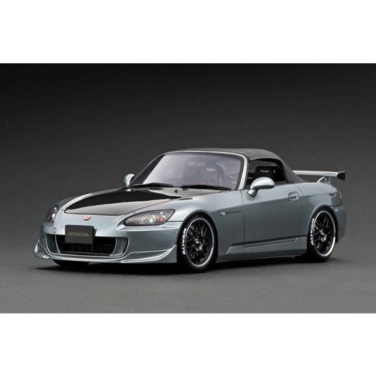 Modelo de encendido IG2590 1/18 Honda S2000 AP2 Plata Oscuro [Resin Cast]