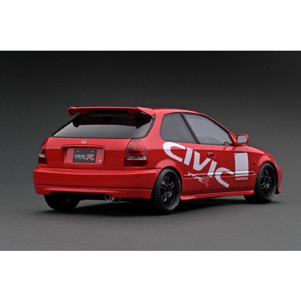 Laden Sie das Bild in Galerie -Viewer, Ignition model IG2680 1/18 Honda Civic EK9 Type R Red [Diecast Mini Car]
