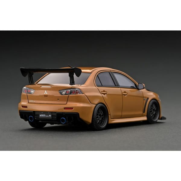 Cargue la imagen en el visor de la galería, Modelo de encendido IG2737 1/43 Mitsubishi Lancer Evolution X CZ4A Gold [Resin Cast]
