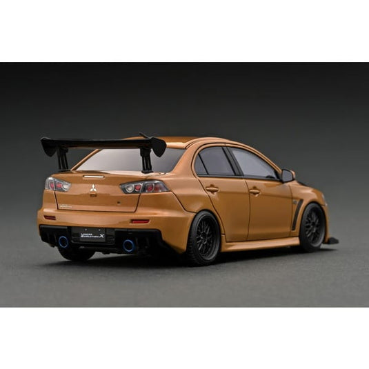 Modèle d'allumage IG2737 1/43 Mitsubishi Lancer Evolution X CZ4A or [moulée en résine]