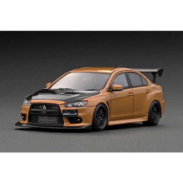 Cargue la imagen en el visor de la galería, Modelo de encendido IG2737 1/43 Mitsubishi Lancer Evolution X CZ4A Gold [Resin Cast]
