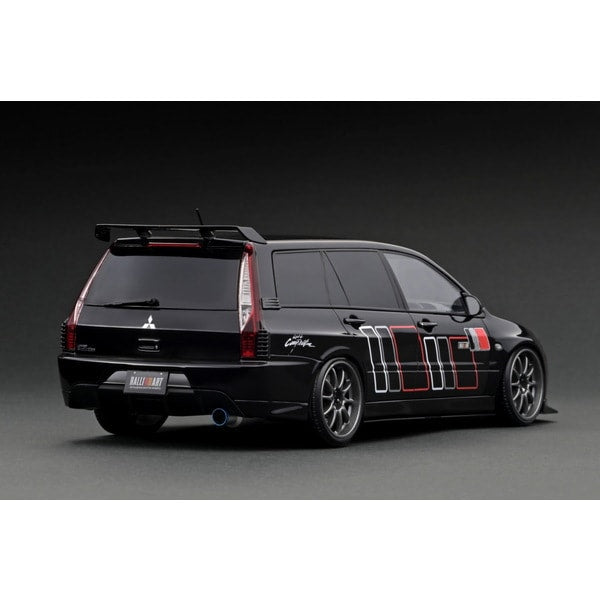 Cargue la imagen en el visor de la galería, Reserva modelo de encendido IG2770 1/18 Mitsubishi Lancer Evolution Wagon CT9W Negro [Resin Cast]
