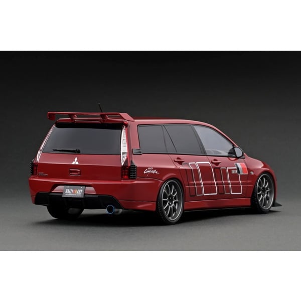 Cargue la imagen en el visor de la galería, Reserva el modelo de encendido IG2771 1/18 Mitsubishi Lancer Evolution Wagon CT9W Rojo [Resin Cast]
