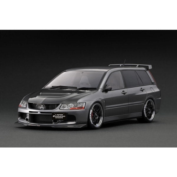 Load image into Gallery viewer, Pre-order Ignition model IG2774 1/18 Mitsubishi Lancer Evolution Wagon CT9W Gunmetal [Resin Cast]
