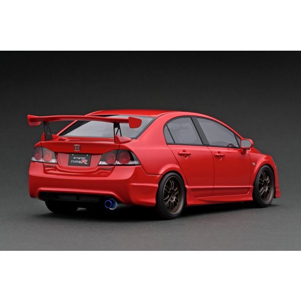 Cargue la imagen en el visor de la galería, Modelo de encendido IG2829 1/18 Honda Civic FD2 TYPE R Rojo [Resin Cast]
