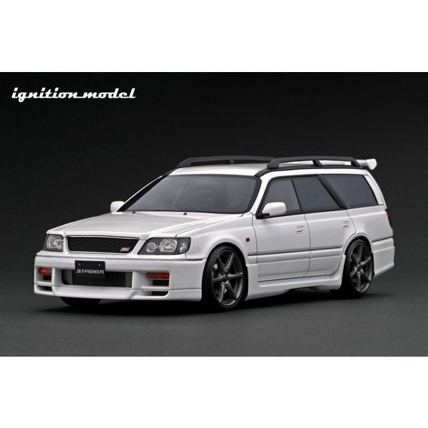 Cargue la imagen en el visor de la galería, Modelo de encendido IG2886 1/18 Nissan Stagea 260RS WGNC34 Blanco [Resin Cast]
