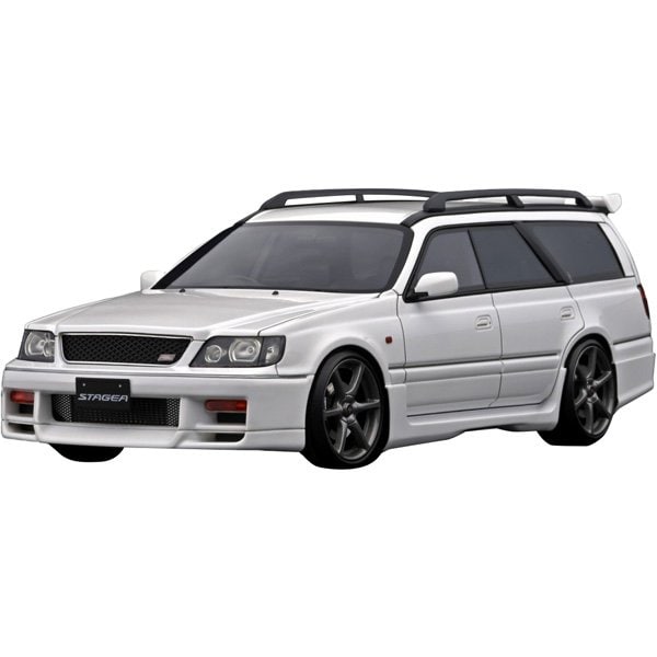 Modèle d'allumage IG2886 1/18 Nissan Stagea 260RS WGNC34 Blanc [Moule en résine]