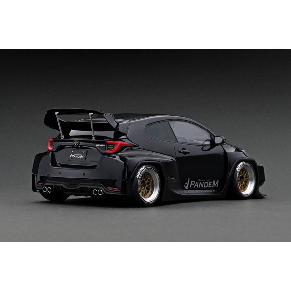 Laden Sie das Bild in Galerie -Viewer, Ignition model IG2901 1/18 PANDEM GR Yaris 4BA Black [Resin Cast]
